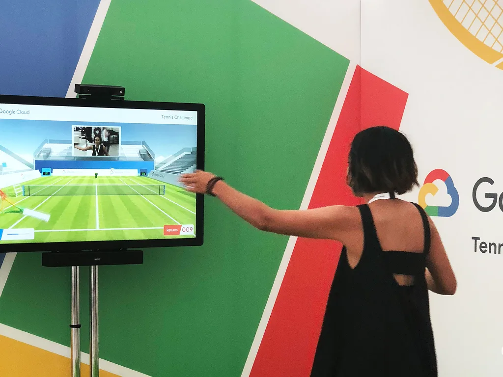 Google Tennis screenshot